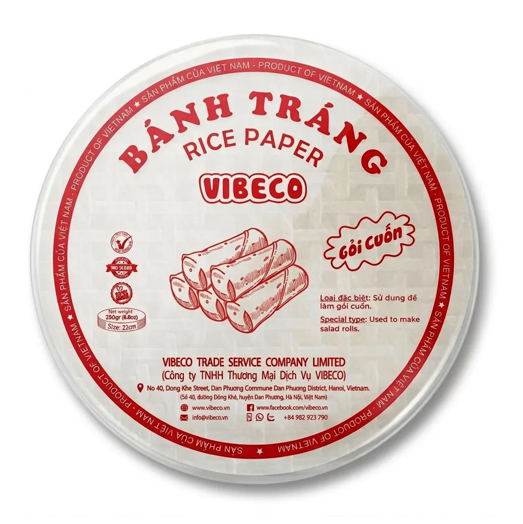Bánh tráng gỏi cuốn VIBECO 250g